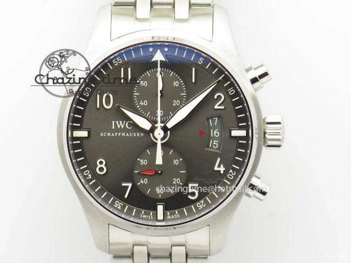 MIROTIME 0517 Mark XVIII IW327002 SS Mk Maker Best Edition White Dial On Black Leather Strap A SunProtective 7298